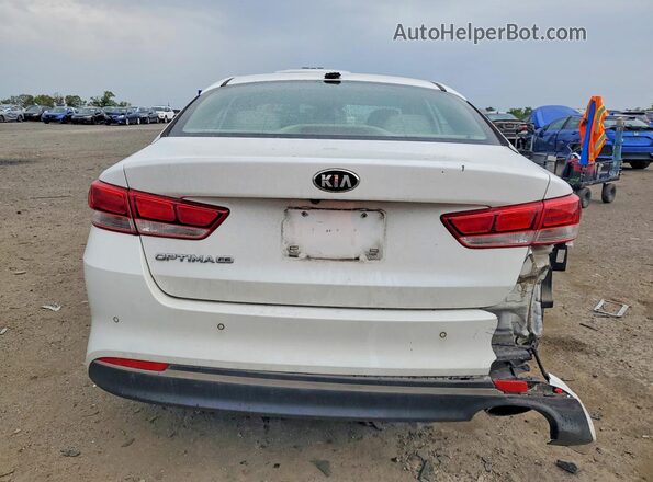 5XXGT4L39GG081026 2016 KIA OPTIMA White Rear view