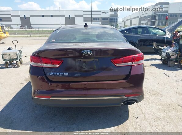 5XXGT4L39GG105342 2016 KIA OPTIMA Red 