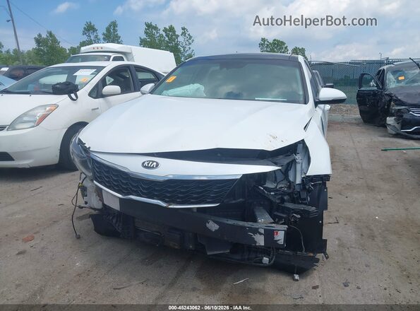 5XXGU4L10LG424506 2020 KIA OPTIMA White უკანა სალონის ხედი