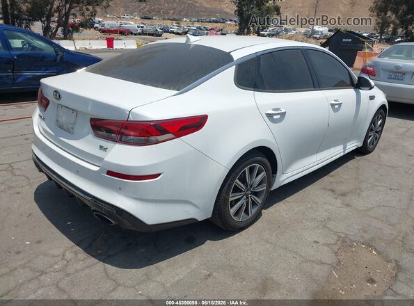 5XXGU4L13KG304116 2019 KIA OPTIMA Белый Задняя правая четверть