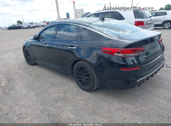 5XXGU4L15KG304540 2019 KIA OPTIMA Black Trasero izquierdo