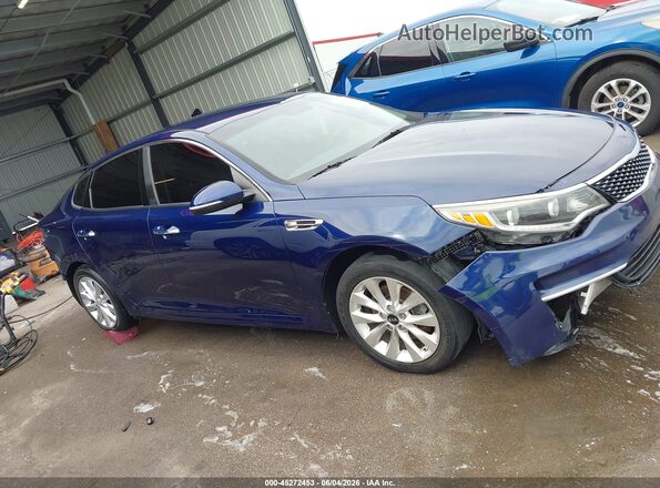 5XXGU4L30GG041334 2016 KIA OPTIMA Blue 360 interior view
