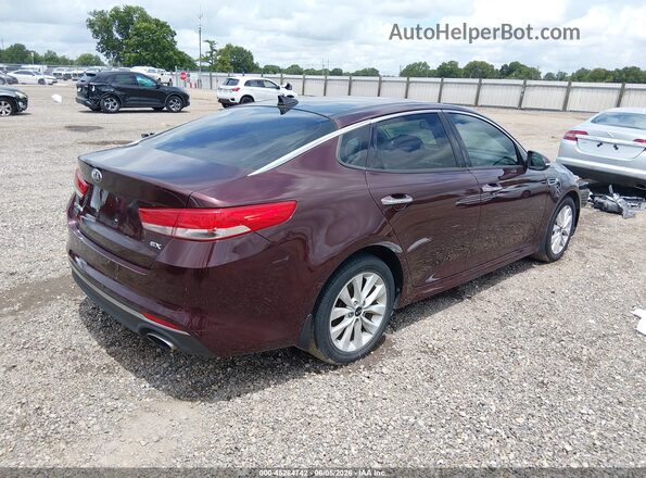 5XXGU4L30JG217029 2018 KIA OPTIMA Burgundy Задня права чверть