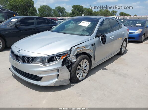 5XXGU4L31GG032772 2016 KIA OPTIMA Silver Front left