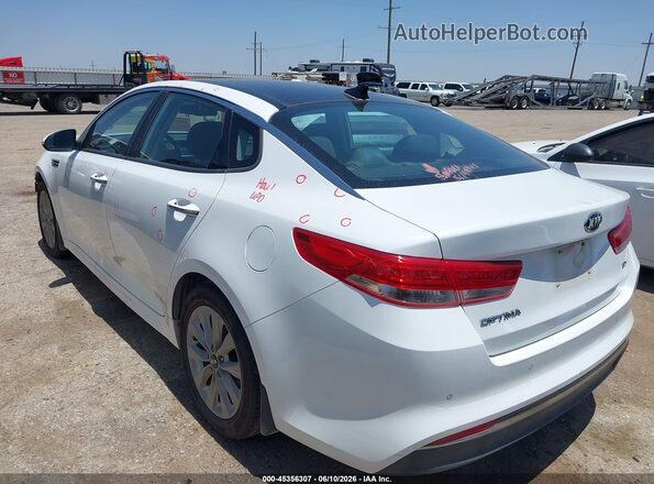 5XXGU4L32GG033123 2016 KIA OPTIMA White Հետևի ձախ