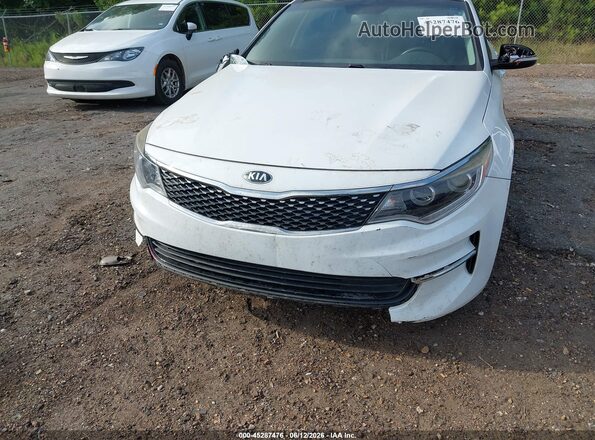 5XXGU4L33GG093427 2016 KIA OPTIMA White Вид задньої частини салону