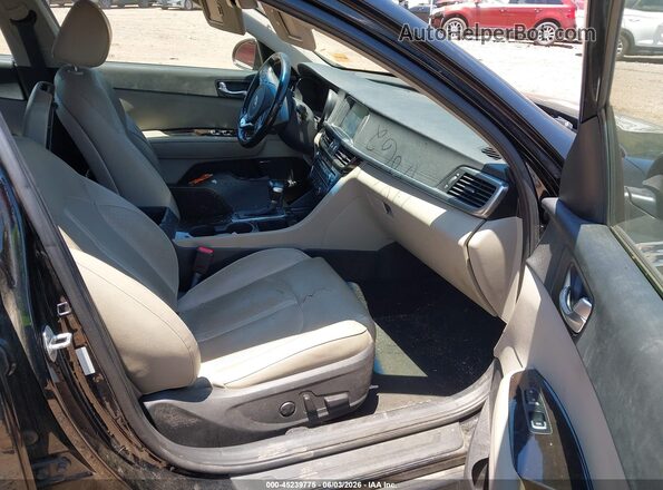 5XXGU4L33GG122408 2016 KIA OPTIMA Black Widok wnętrza z przodu