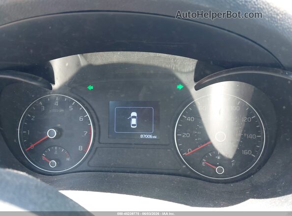 5XXGU4L33GG122408 2016 KIA OPTIMA Black Widok tylnych siedzeń