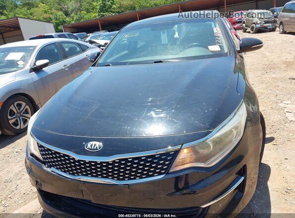 5XXGU4L33GG122408 2016 KIA OPTIMA Black Widok z przodu