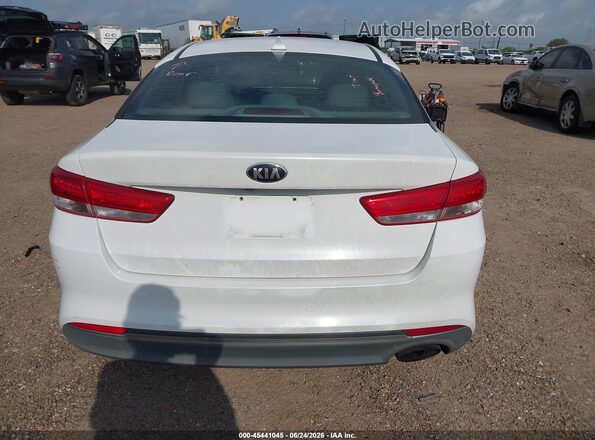 5XXGU4L35GG070554 2016 KIA OPTIMA White 