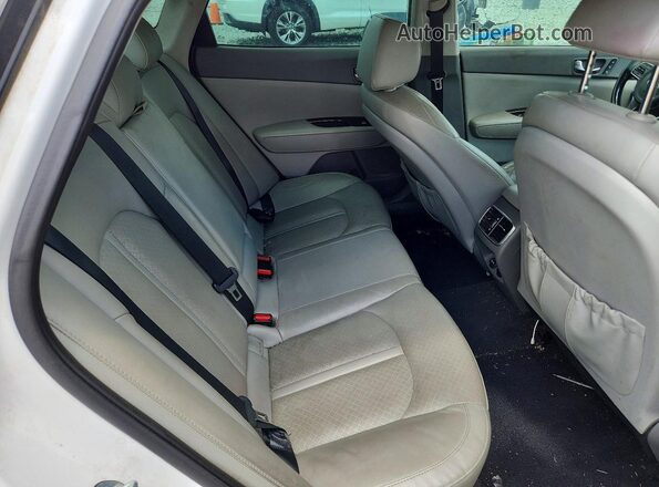 5XXGU4L37GG057675 2016 KIA OPTIMA White Rear seats view