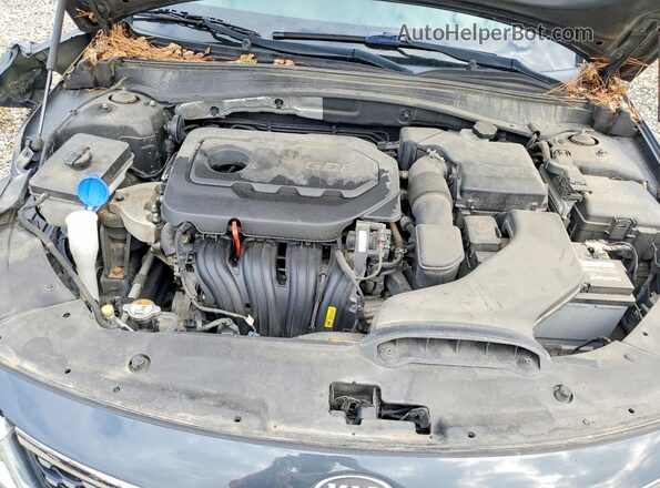5XXGU4L39GG094677 2016 KIA OPTIMA Gray უკანა სალონის ხედი
