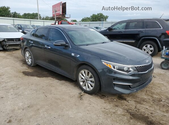 5XXGU4L39GG101384 2016 KIA OPTIMA Угольный Передняя правая четверть