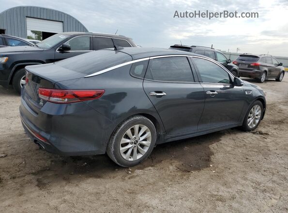 5XXGU4L39GG101384 2016 KIA OPTIMA Угольный Задняя правая четверть