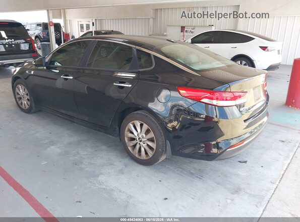 5XXGU4L3XGG064068 2016 KIA OPTIMA Black Tył lewy