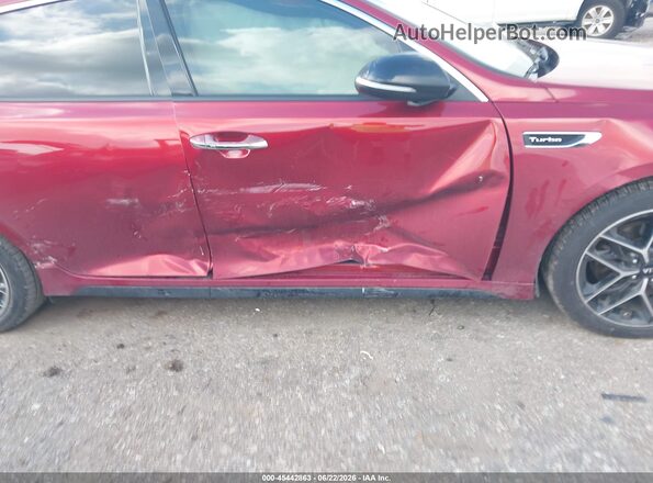 5XXGW4L27KG324064 2019 KIA OPTIMA Red Front view