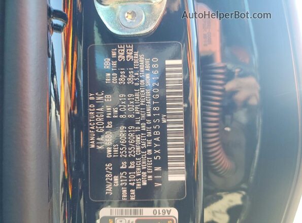 5XYAB5S18TG021680 2026 KIA EV9 Черный 