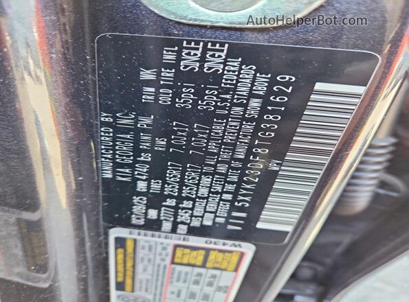 5XYK23DF8TG381629 2026 KIA SPORTAGE Gray 