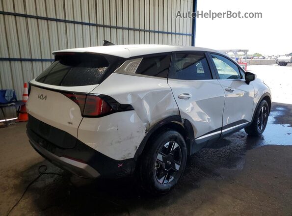 5XYK2CDF1TG375669 2026 KIA SPORTAGE White Задня права чверть