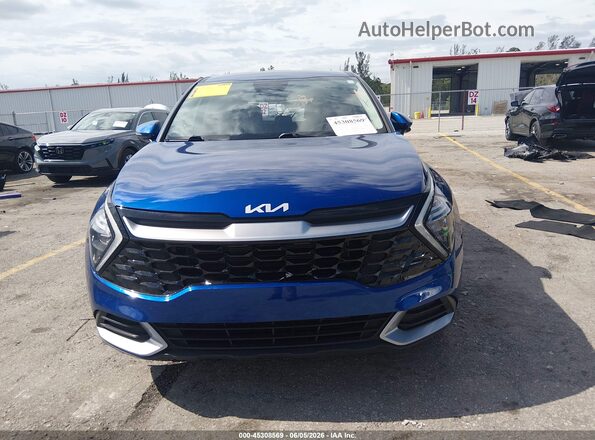 5XYK33AF2PG104286 2023 KIA SPORTAGE Blue Instrument cluster view