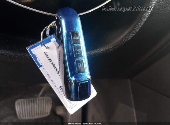 5XYK33AF2PG104286 2023 KIA SPORTAGE Blue Dashboard view