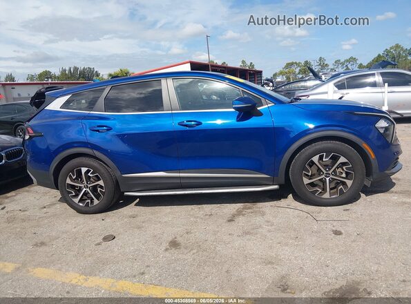 5XYK33AF2PG104286 2023 KIA SPORTAGE Blue Rear interior view