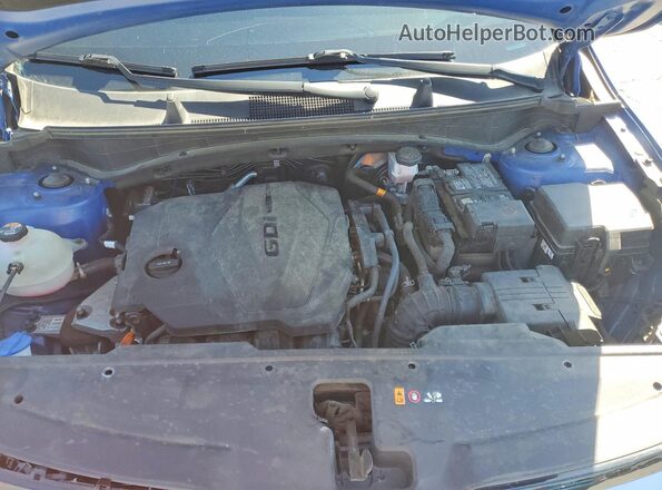 5XYK33AF4PG016436 2023 KIA SPORTAGE Blue ძრავის განყოფილების ხედი