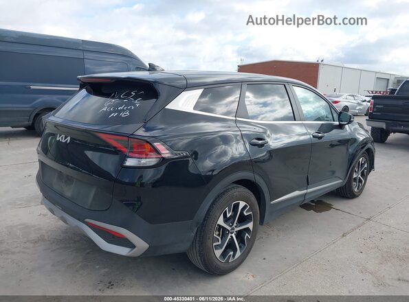 5XYK33AF4PG068259 2023 KIA SPORTAGE Черный Задняя правая четверть
