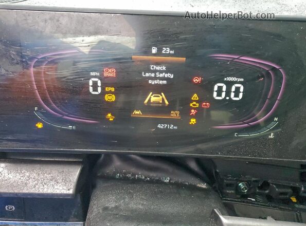 5XYK33AF5PG097141 2023 KIA SPORTAGE Charcoal Вид щитка приладів