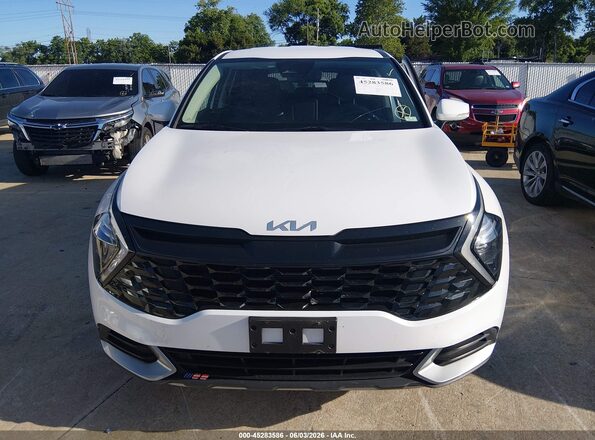 5XYK33AF8PG058530 2023 KIA SPORTAGE White Vista interior trasera