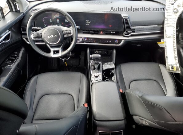 5XYK33AF8PG133677 2023 KIA SPORTAGE White Вид панелі приладів