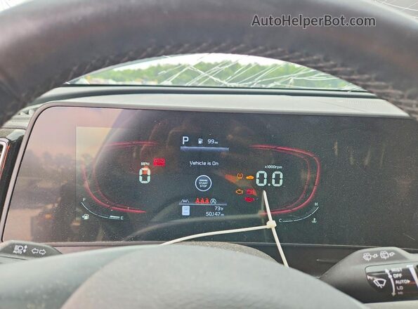 5XYK33DF0RG175212 2024 KIA SPORTAGE Черный Вид щитка приборов