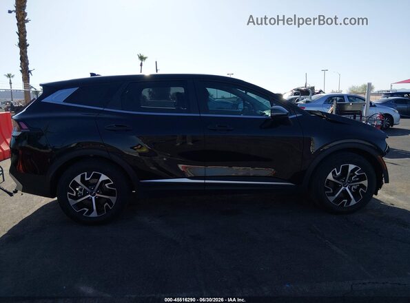 5XYK33DF1SG304872 2025 KIA SPORTAGE Black Widok wnętrza 360 stopni