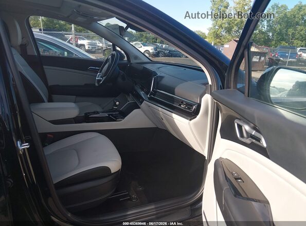 5XYK33DF2SG305979 2025 KIA SPORTAGE Black Widok wnętrza z przodu