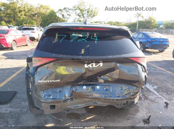 5XYK33DF4RG167615 2024 KIA SPORTAGE Gray Front view