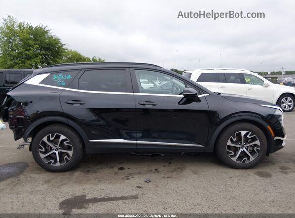 5XYK33DF4SG251293 2025 KIA SPORTAGE Black Widok wnętrza z tyłu