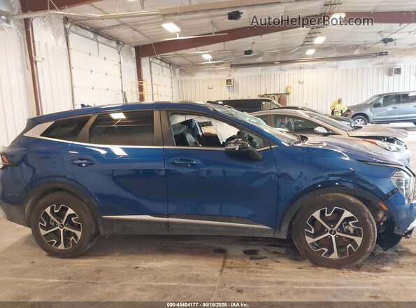 5XYK33DF4SG285783 2025 KIA SPORTAGE Blue Rear interior view