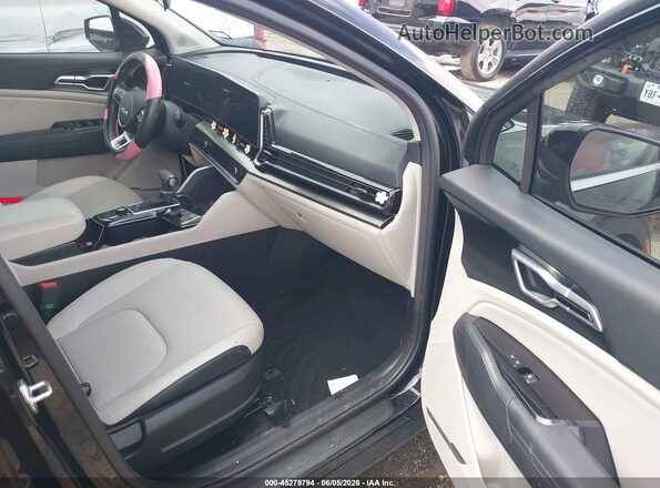 5XYK33DF7SG255550 2025 KIA SPORTAGE Black Вид салону спереду