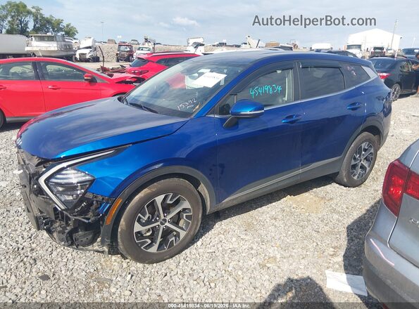 5XYK33DF7SG285311 2025 KIA SPORTAGE Blue Передня ліва чверть
