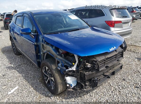5XYK33DF7SG285311 2025 KIA SPORTAGE Blue Вид спереду