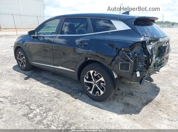 5XYK33DF8SG317439 2025 KIA SPORTAGE Black Trasero izquierdo