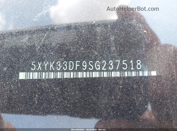 5XYK33DF9SG237518 2025 KIA SPORTAGE Black 