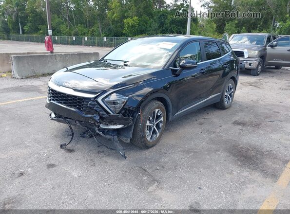5XYK33DF9SG283768 2025 KIA SPORTAGE Black Vista tres cuartos delantera izquierda