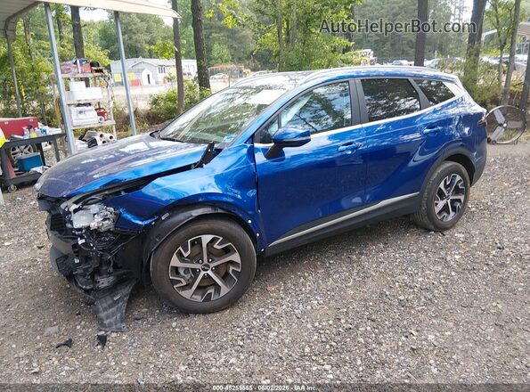5XYK3CDF3RG148697 2024 KIA SPORTAGE Blue Առջևի ձախ երեք քառորդ տեսարան