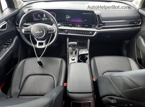 5XYK3CDF3RG222622 2024 KIA SPORTAGE Gray Dashboard view