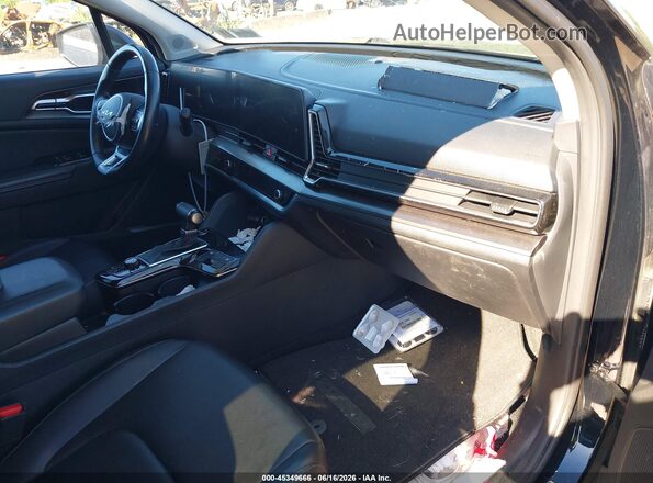 5XYK3CDF5RG148961 2024 KIA SPORTAGE Black Widok wnętrza z przodu