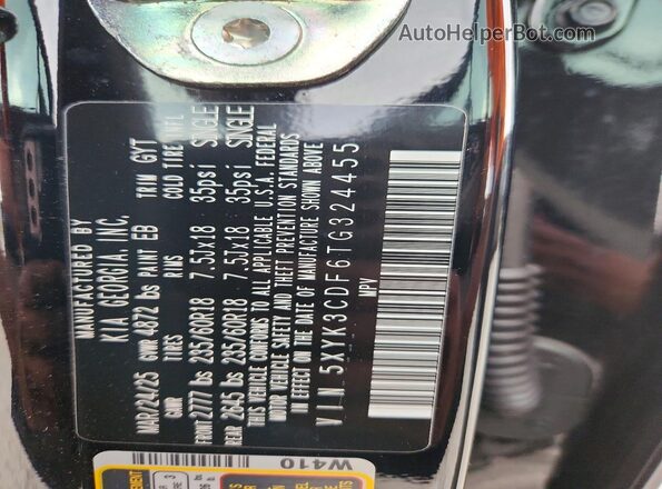 5XYK3CDF6TG324455 2026 KIA SPORTAGE Black 
