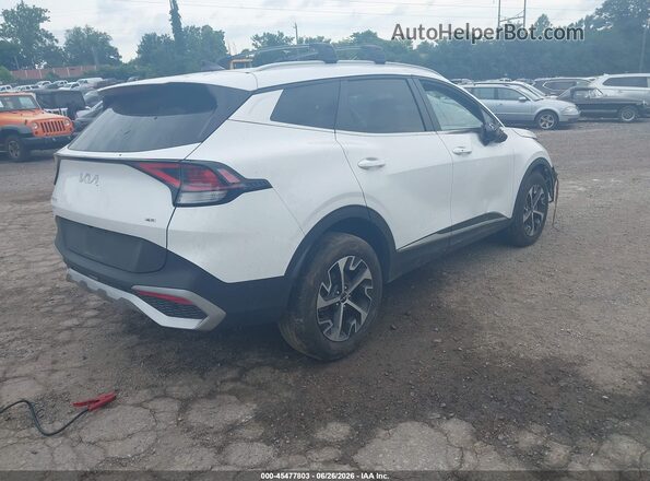 5XYK3CDF8RG146489 2024 KIA SPORTAGE Белый Задняя правая четверть