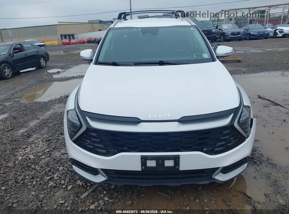 5XYK3CDFXRG145215 2024 KIA SPORTAGE White Instrument cluster view