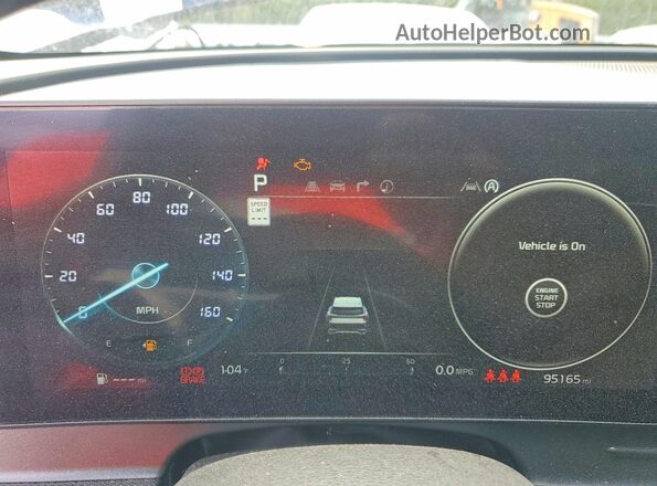 5XYK43DF4RG229236 2024 KIA SPORTAGE Blue Սարքավորումների վահանակի տեսք